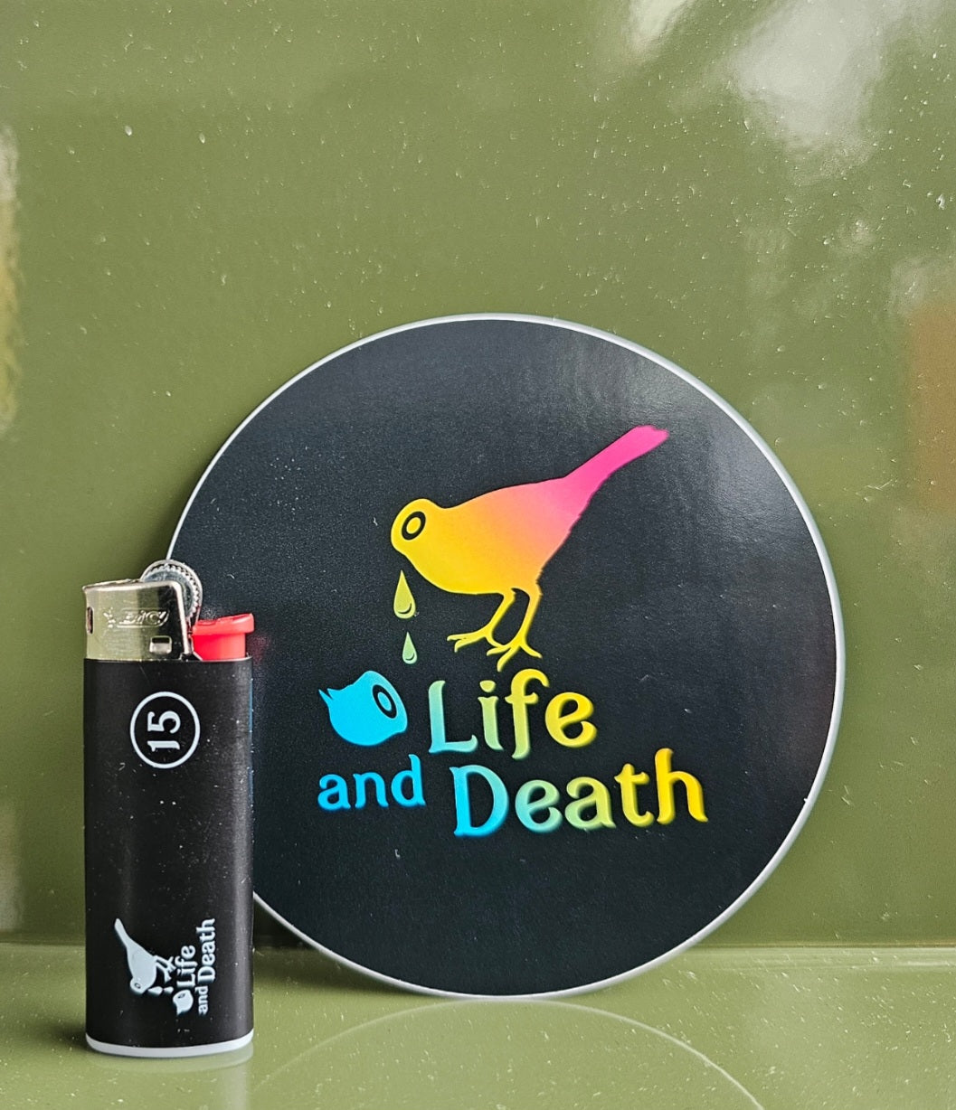Life and Death Iconic Bird Logo Lighter - 15 years Limited Edition