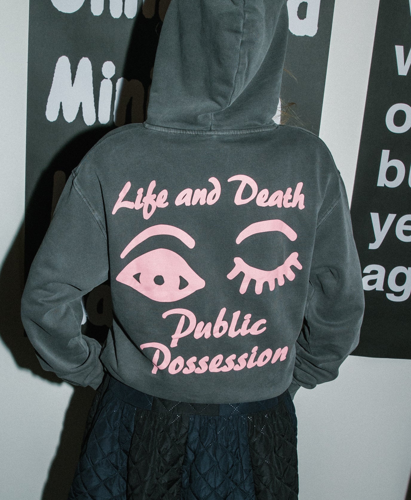 Public Possession & Life and Death „Eyes Wide Open“ Hoodie