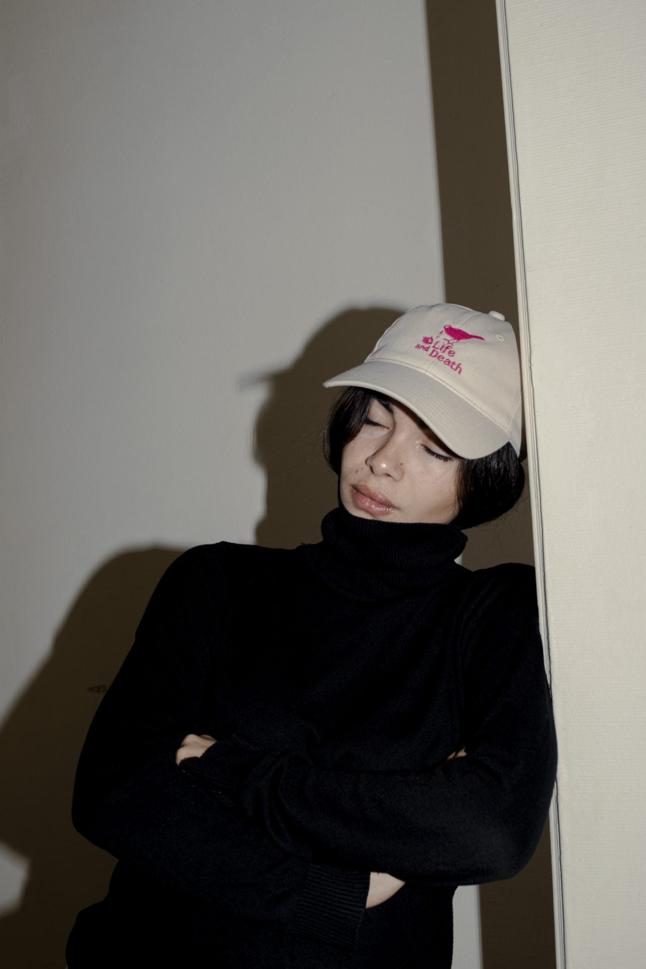 Life and Death Iconic Bird Logo Cap by Harding Lane in Stone